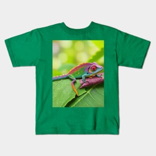 Now you see me, cute chameleon Kids T-Shirt